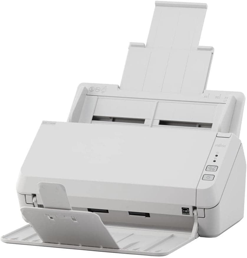 Fujitsu SP-1120N - Escáner de imagen de documentos dúplex, color blanco – Fujitsu