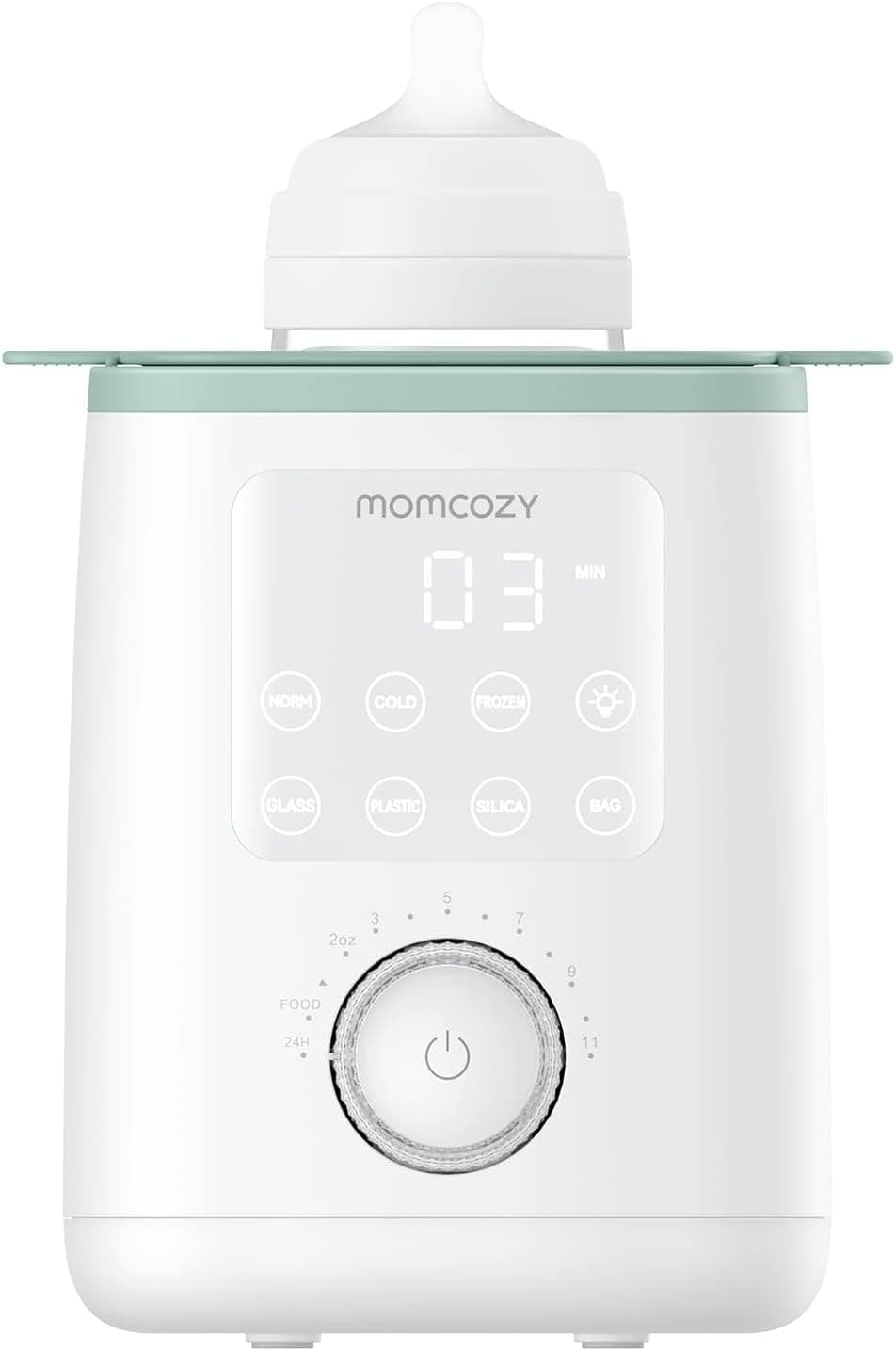 Momcozy Nutri - Calentador de biberones para bebé con control de temperatura preciso y luz nocturna – Momcozy