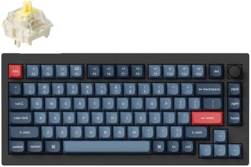 Teclado mecánico Keychron 75% QMK/Via programable – Keychron