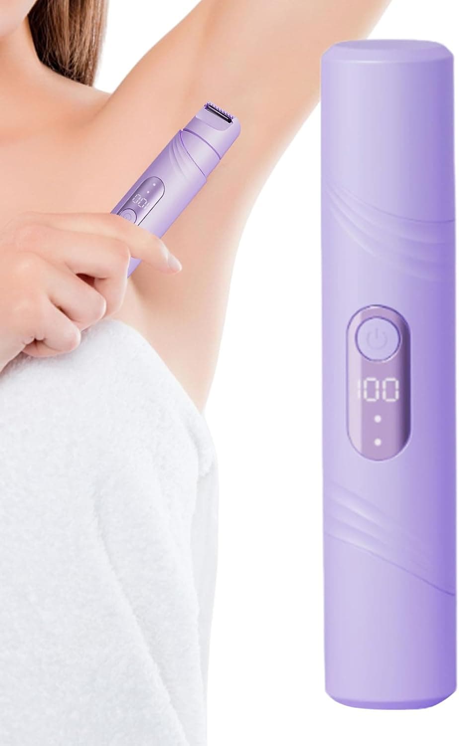 Xvilmaun Depiladora Corporal Completa para Mujeres,Rasuradora Eléctrica 2 en 1 | Epiladora Recargable Impermeable con Cabe... – Xvilmaun