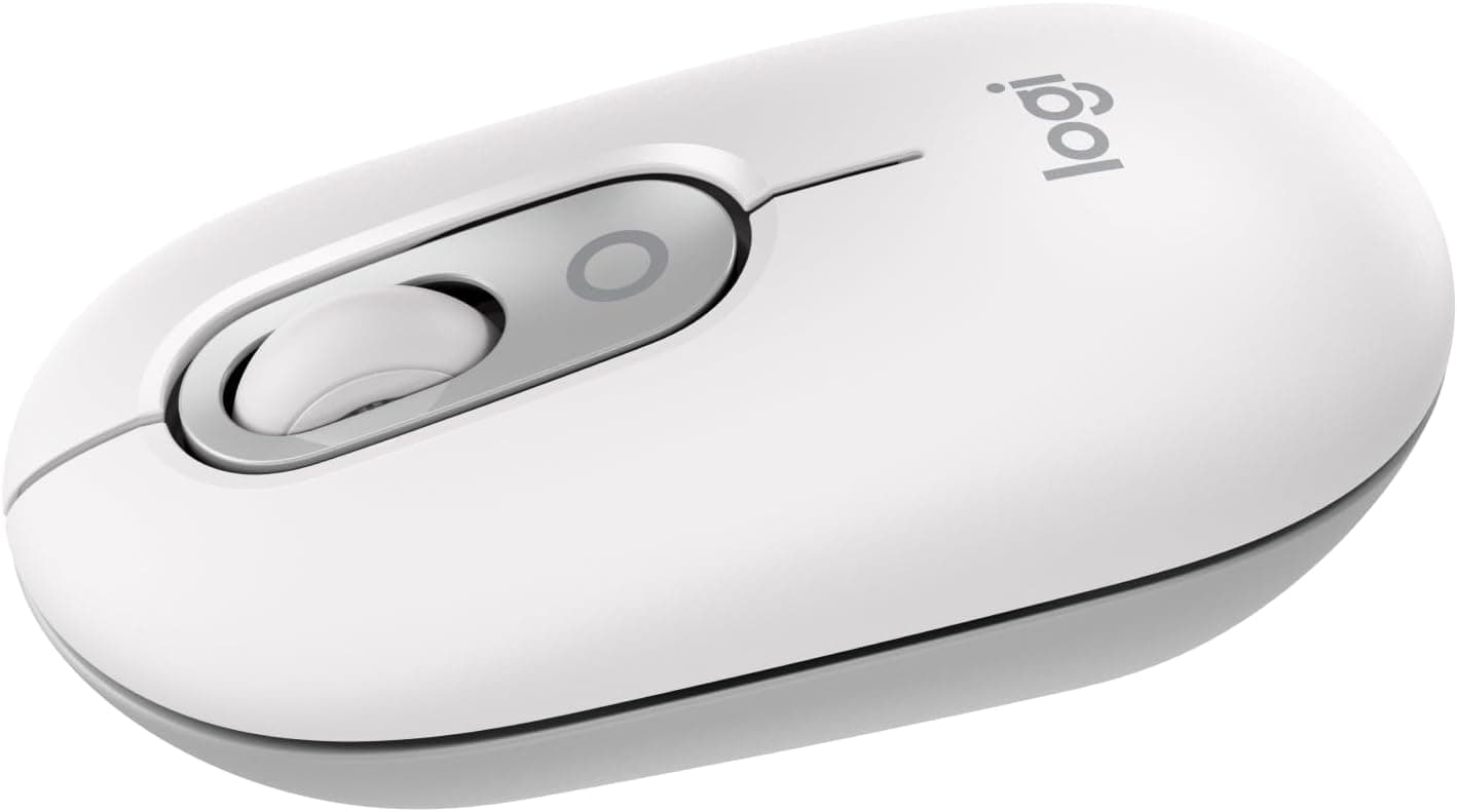 Logitech POP Mouse, ratón inalámbrico Bluetooth compacto y portátil con botones programables y clics discretos, tecnología... – Logitech
