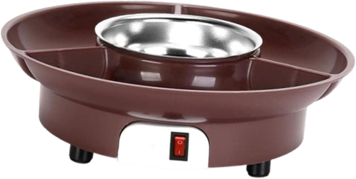 CasaNexa Olla Eléctrica para Fondue, Olla para Derretir Chocolate 25W, Bandeja Desmontable, Material PP, para Bodas y Fiestas – CasaNexa