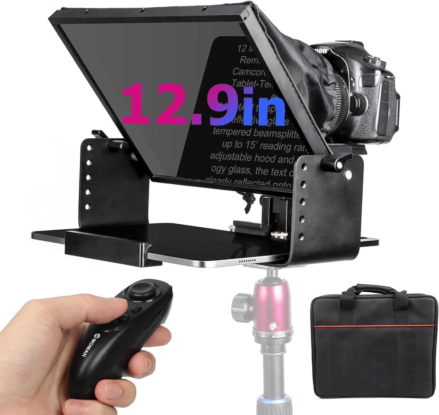 Teleprompter Moman MT12 con App Remota – Moman