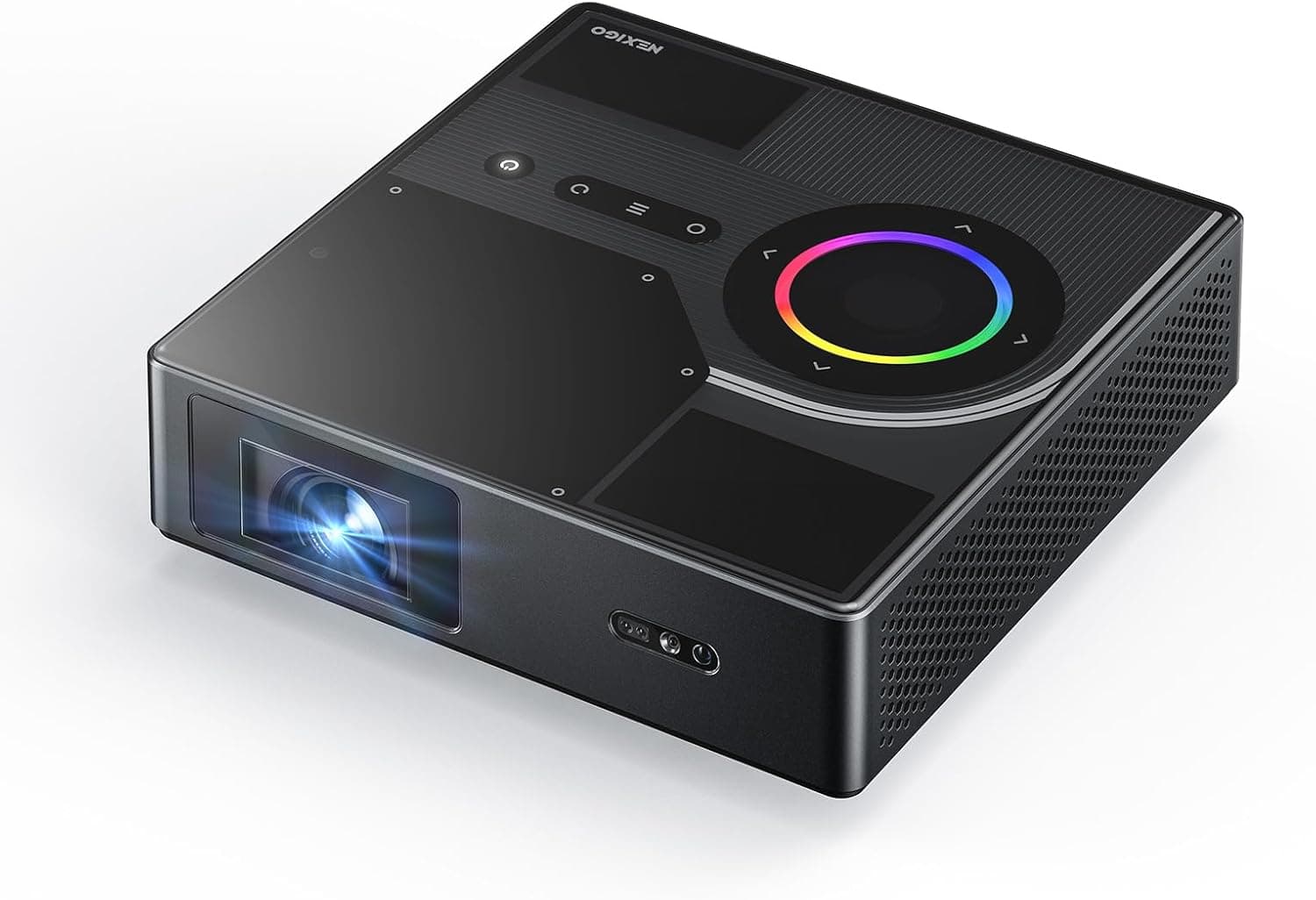 NexiGo Nova Mini, Proyector Láser Portátil, 1080p FHD, 1200 Lúmenes, Contraste 15000:1 con SAE, 3D, Configuración Automáti... – NexiGo