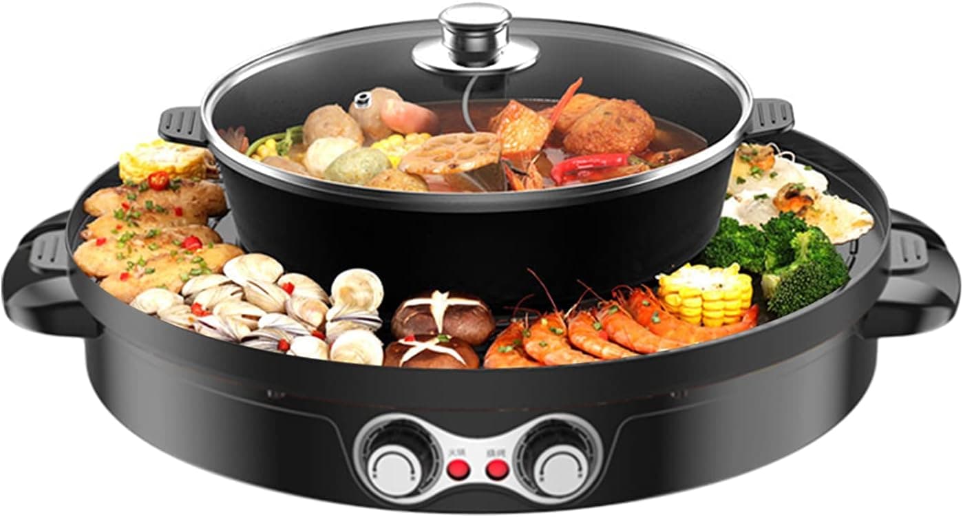 Fondue eléctrica Barbacoa 2 en 1 – Barbacoa