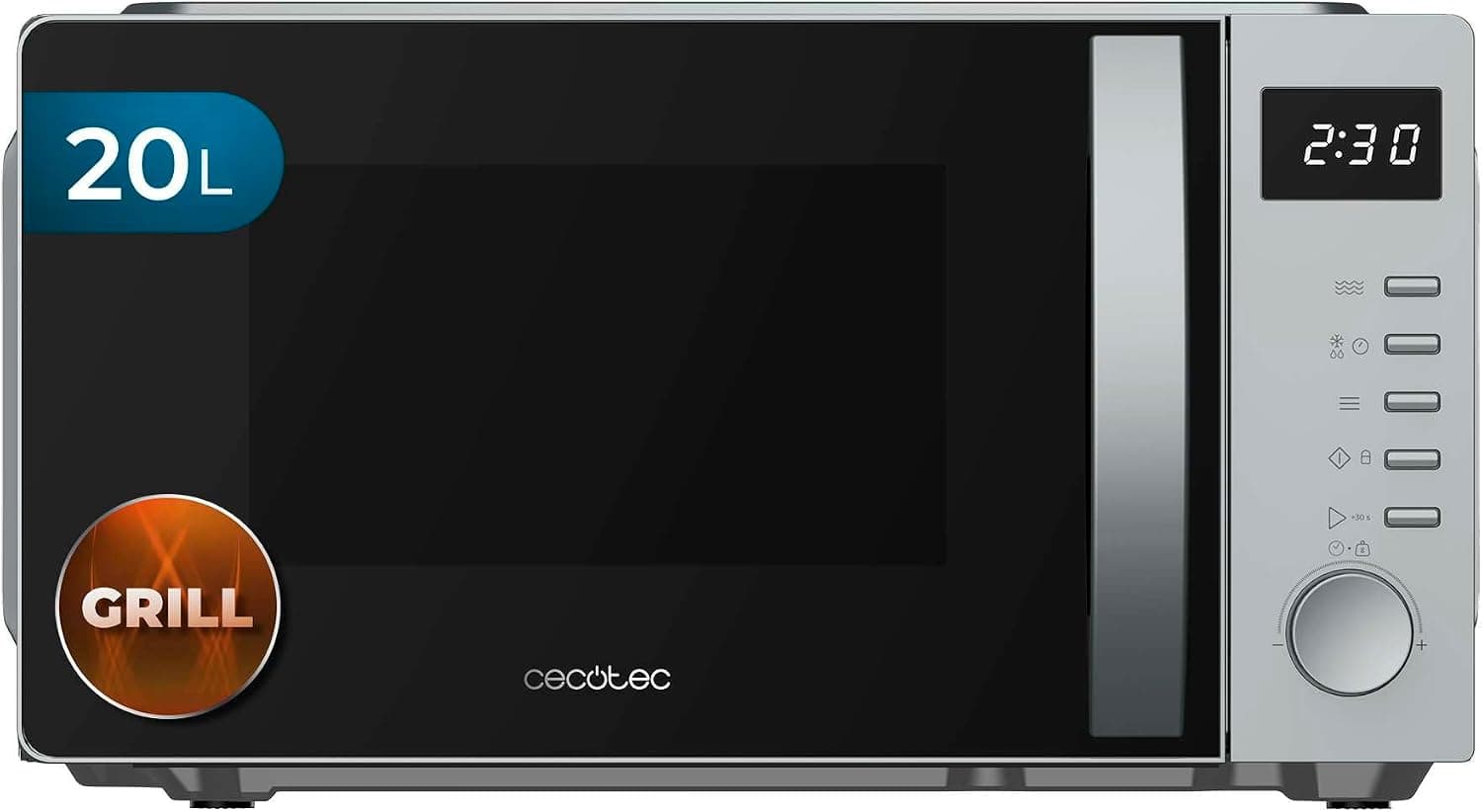 Microondas Cecotec Digital Proclean 5005 Silver – Cecotec
