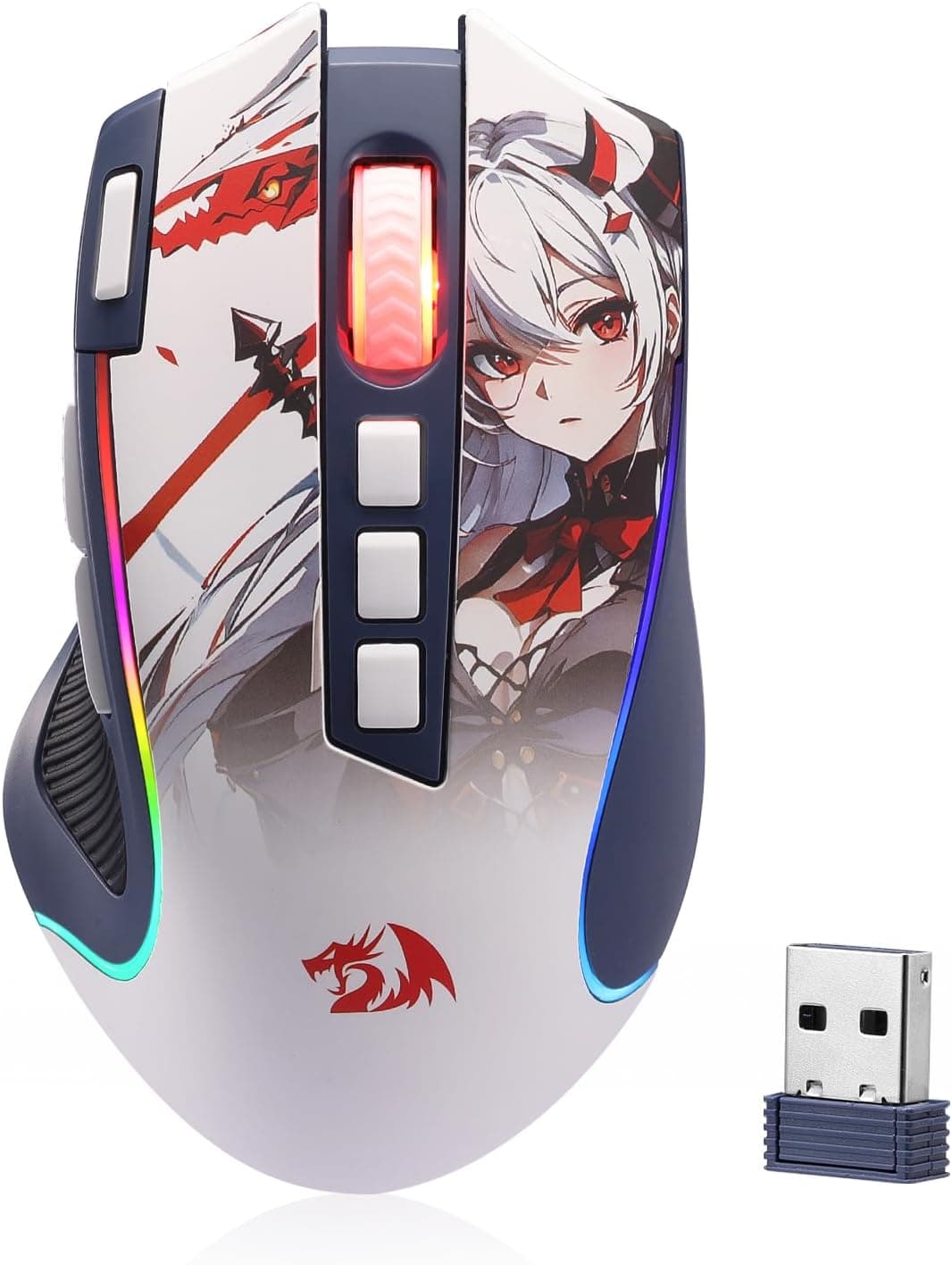 Ratón gaming Redragon M612AK Pro RGB Anime – Redragon