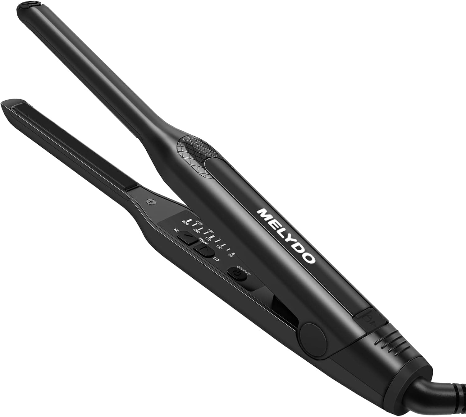 MELYDO Mini Plancha de Pelo 3/10", Plancha Estrecha 2 en 1 para Alisar y Rizar, Plancha para Pelo Corto, Flequillo, Pixie ... – MELYDO