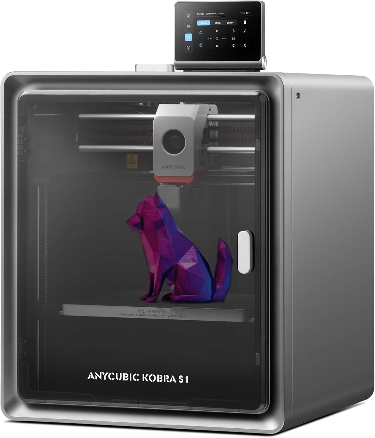Anycubic Kobra S1 Impresora 3D, Estructura CoreXY Cerrada, Impresión Rápida de 600 mm/s, Hotend de 320 °C con Boquilla Ext... – Anycubic