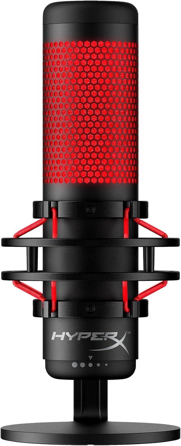 Micrófono HyperX QuadCast soporte de choque antivibración – HyperX