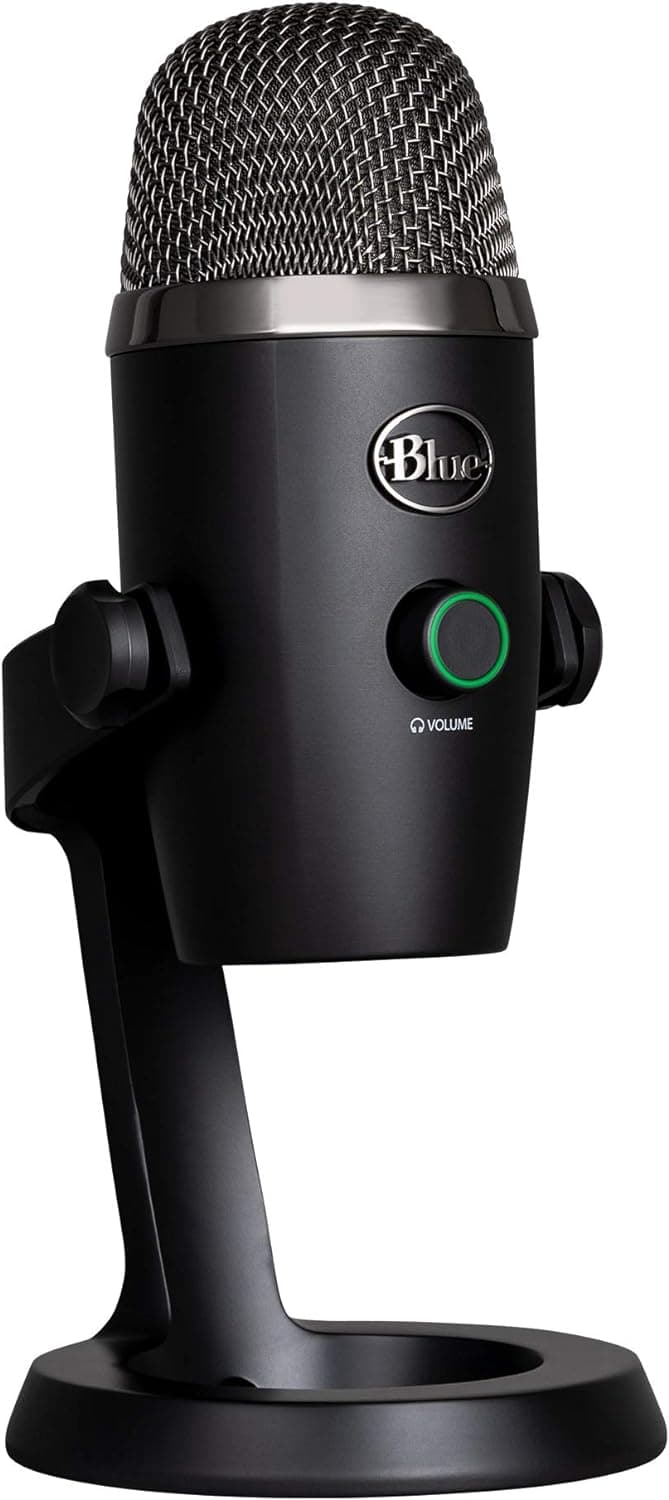 Logitech for Creators Blue Yeti Nano Micrófono de condensador USB Premium, Grabación, Streaming, Gaming, Podcasting, PC, Mac, Efectos Blue VO!CE, Cardioide y Omnidireccional, Sin Latencia - Negro – Logitech
