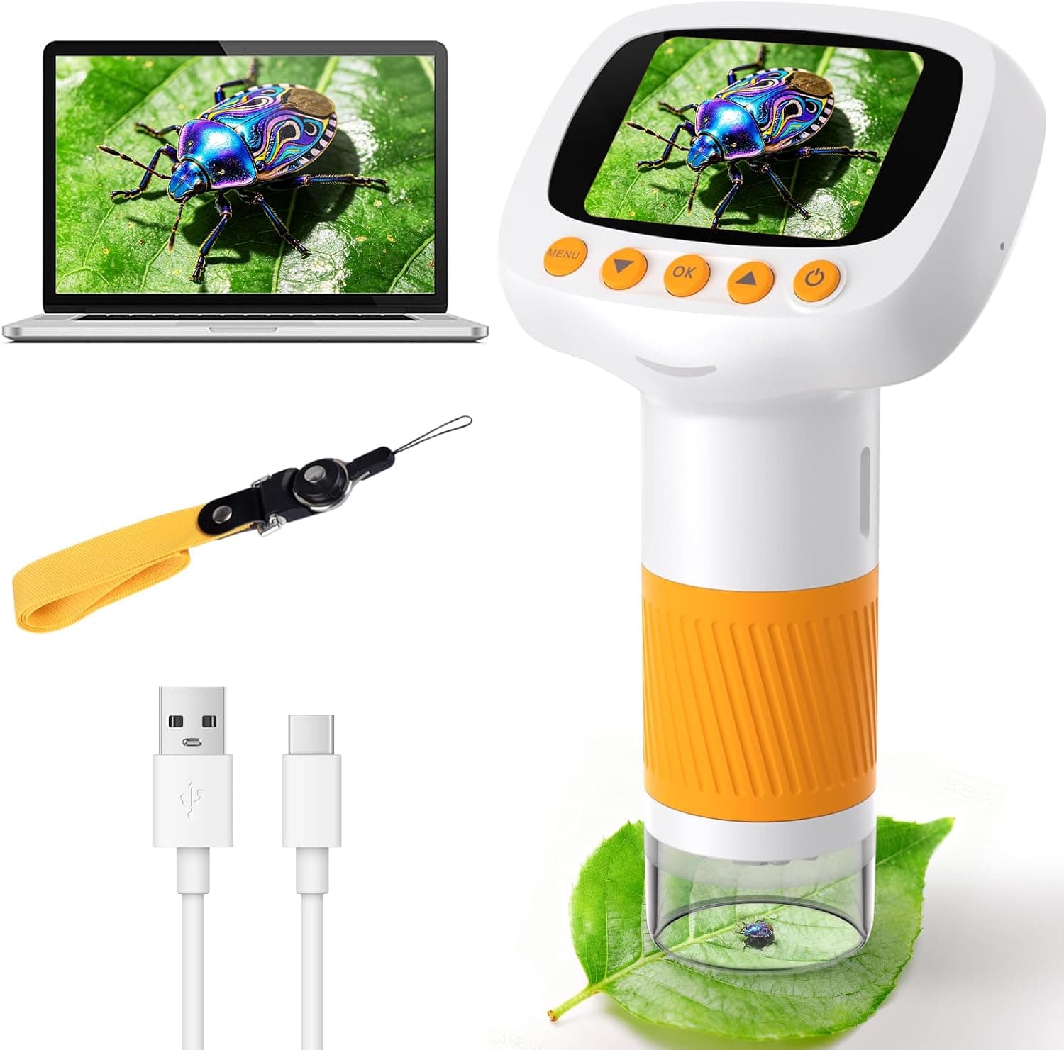 Microscopio digital Microscopio para niños – Microscopio