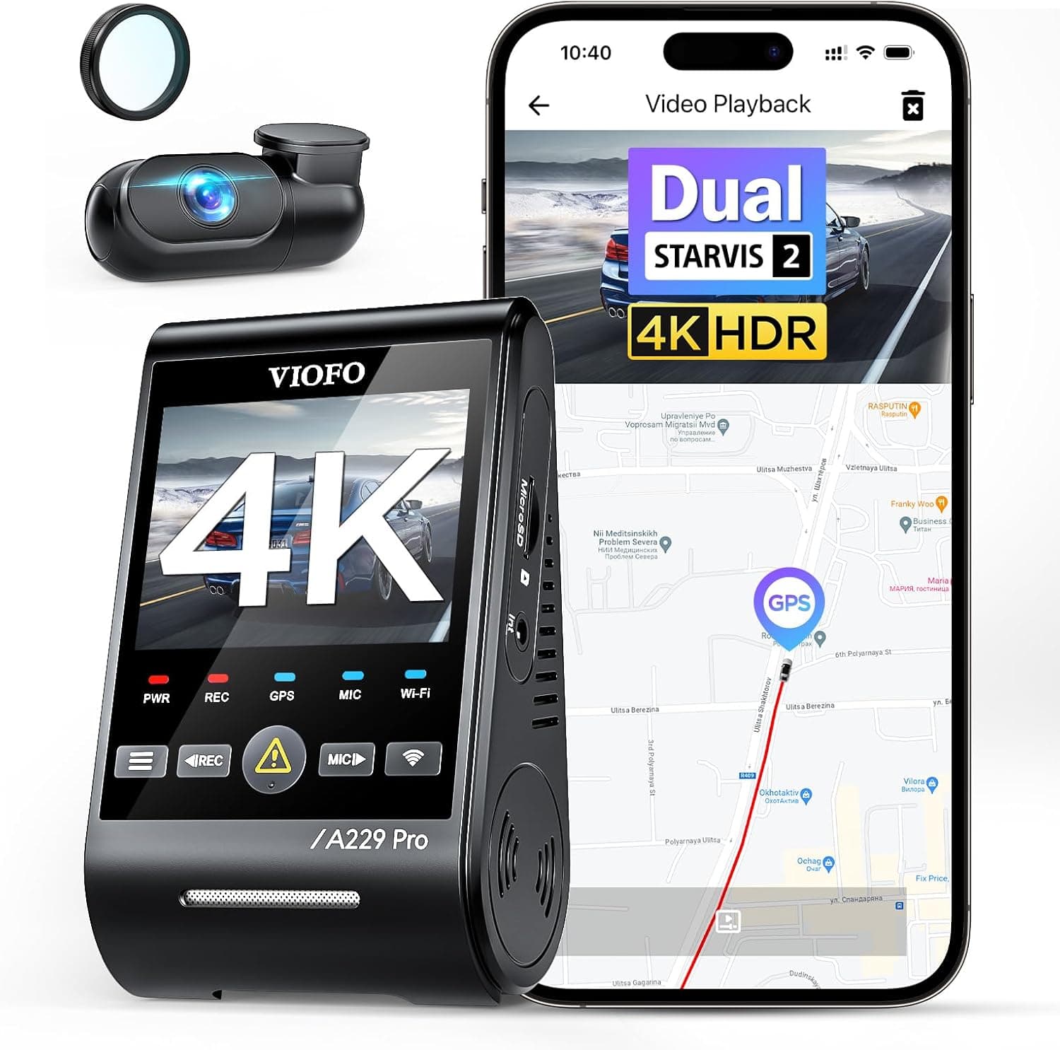 Cámara para coche VIOFO A229 Pro – VIOFO