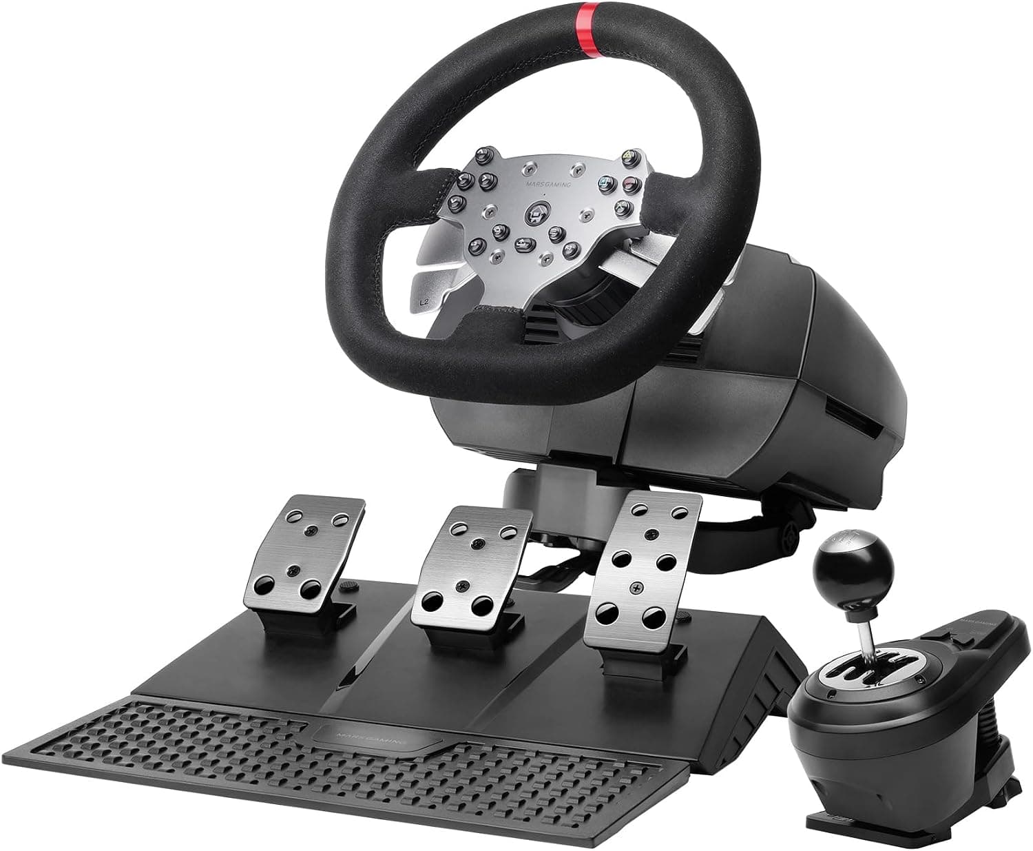 Volante gaming Force Feedback y Motor Dual – 