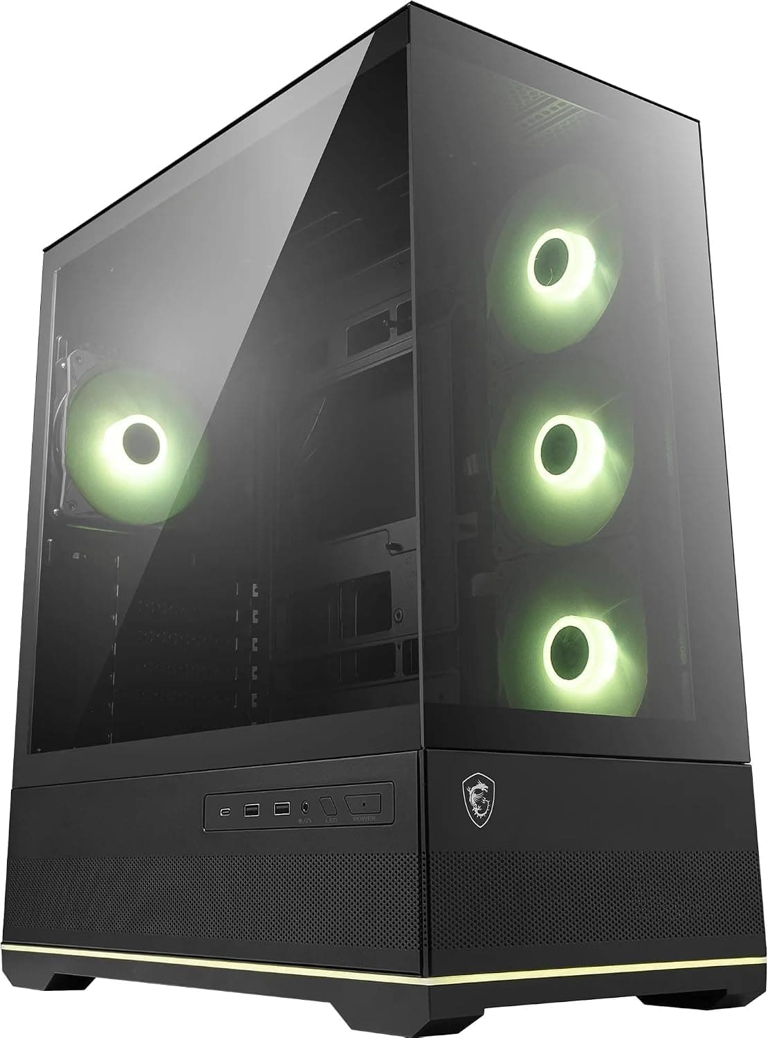 MSI MAG PANO 110R PZ Botier PC Moyen Tour - Compatible avec Les GPU de 400 mm de Long, filtres – 