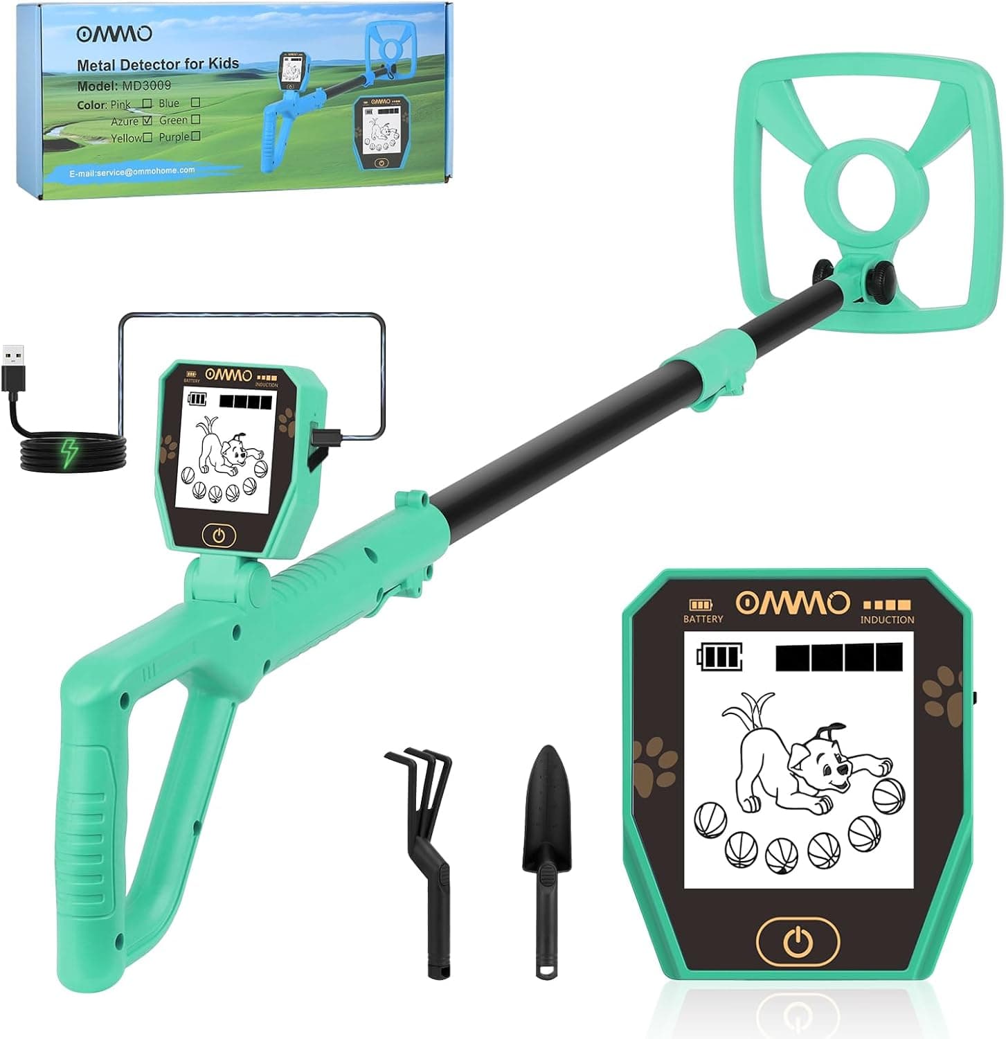 Detector de metales OMMO pantalla LCD – OMMO