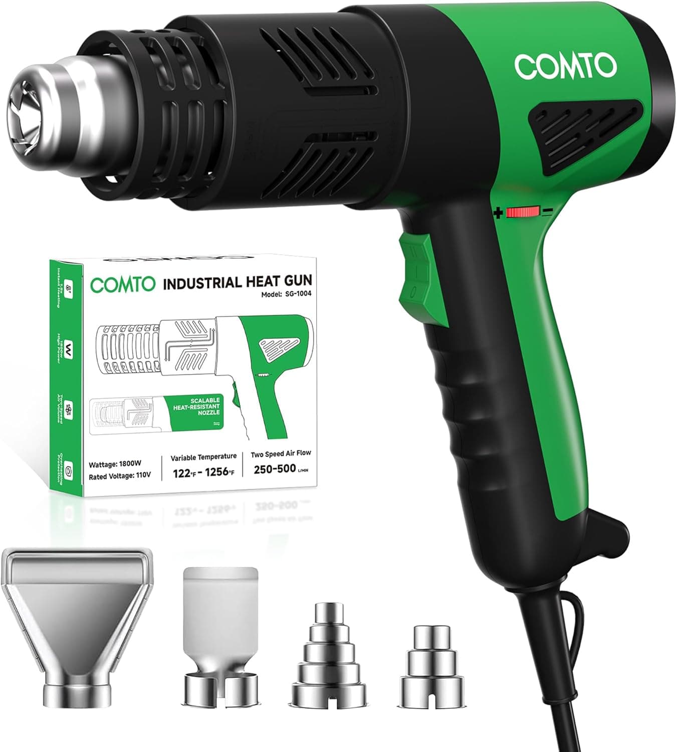 Pistola de calor COMTO con protección contra sobrecalentamiento – COMTO