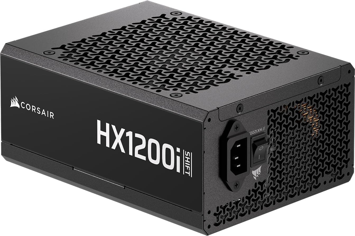 CORSAIR HX1200i Shift Fuente de Alimentacin de Alto Rendimiento  iCUE Link System Hub Integrado – 