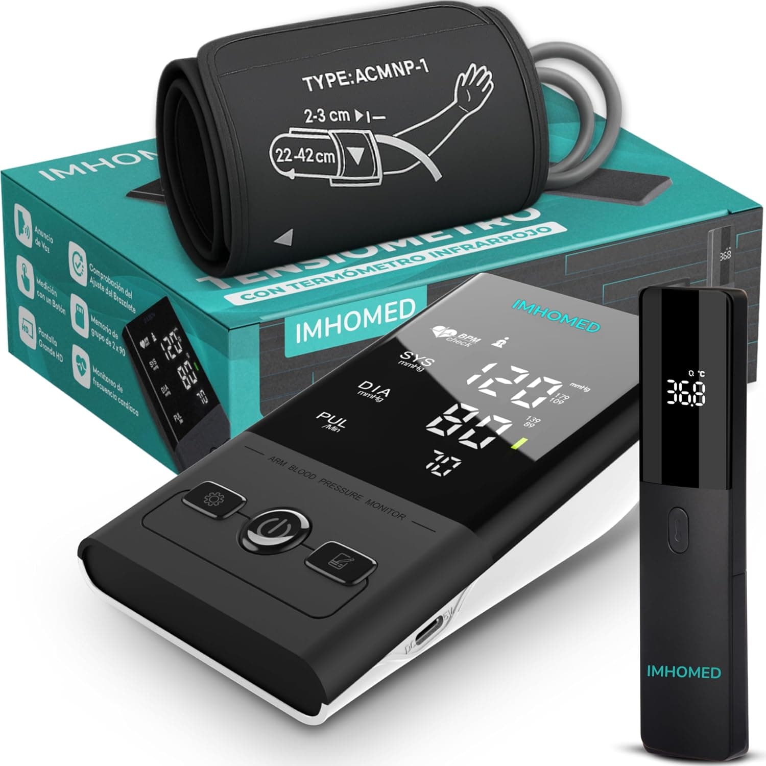 Tensiómetro digital IMHOMED Doble Alimentación – IMHOMED