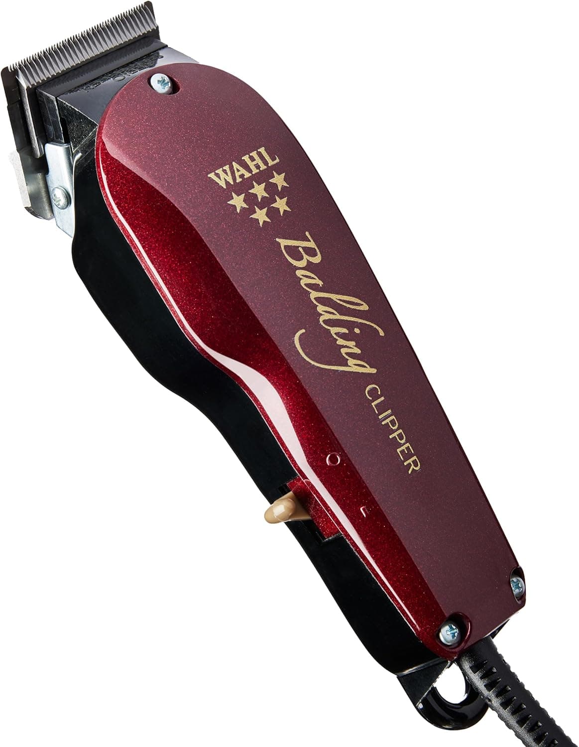 Wahl Balding Clipper Cortapelos para Hombre - Máquina de Cortar Pelo con Corte Preciso, Negro/Rojo – Wahl