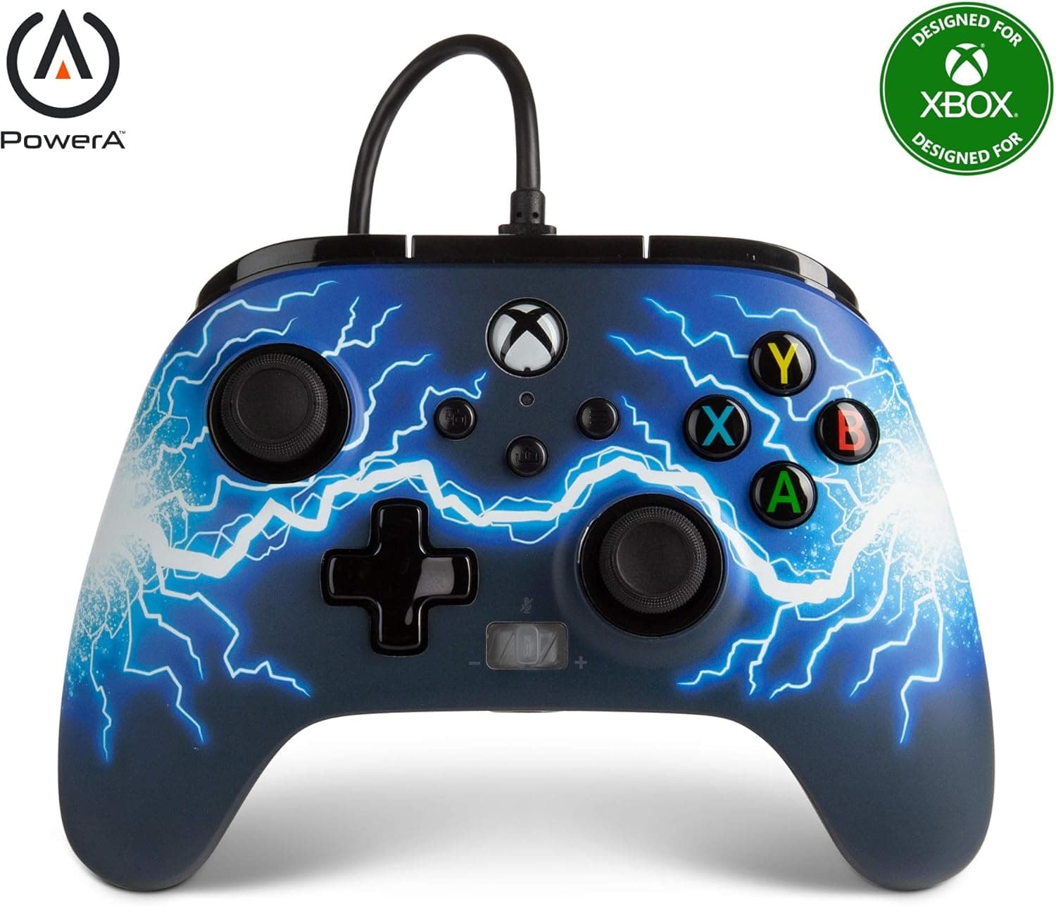 Mando con cable mejorado PowerA para Xbox Series X|S - Arc Lightning – 
