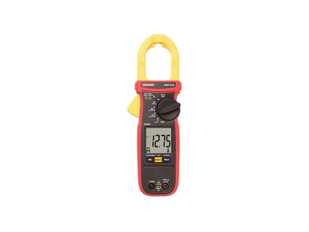 AMPROBE INSTRUMENTS AMP-220 - Multímetro digital, abrazadera, 3 5/6 dígitos – AMPROBE