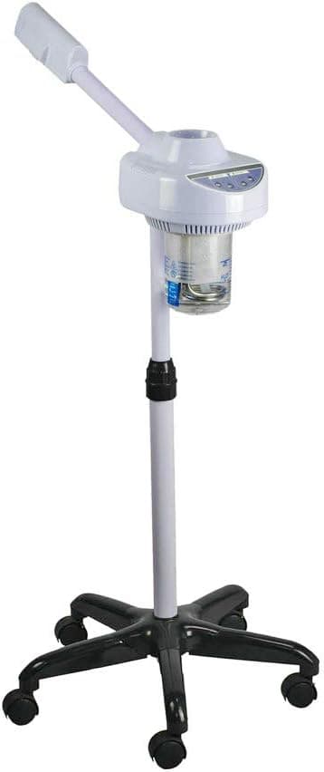 Beltom® Vaporizador facial Digital Ozono ajustable Aromaterapia 750W pie con 5 ruedas – Beltom