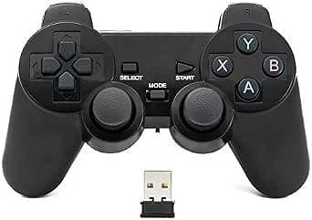 QUMOX Mando de juego Controlador inalámbrico 2.4GHz Gamepad Joystick Gamepad para PC – QUMOX
