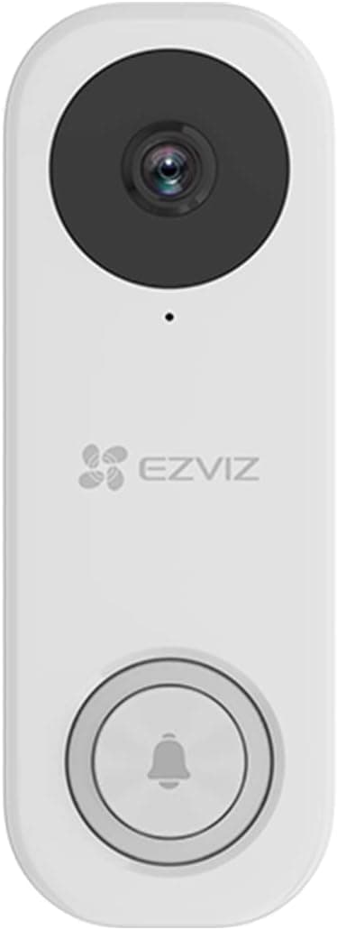 EZVIZ Timbre de video 5G WiFi 5MP, campo de visión ultra amplio de 176°, detección de forma humana/vehículo, alerta de son... – EZVIZ