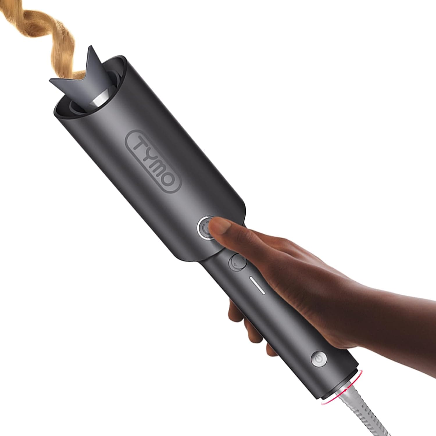 TYMO CURLPRO Rizador de Pelo Automático - Portátil Moldeador Tenacilla de Pelo Automatico de 25 mm, 160-210℃, Rizos Grande... – TYMO