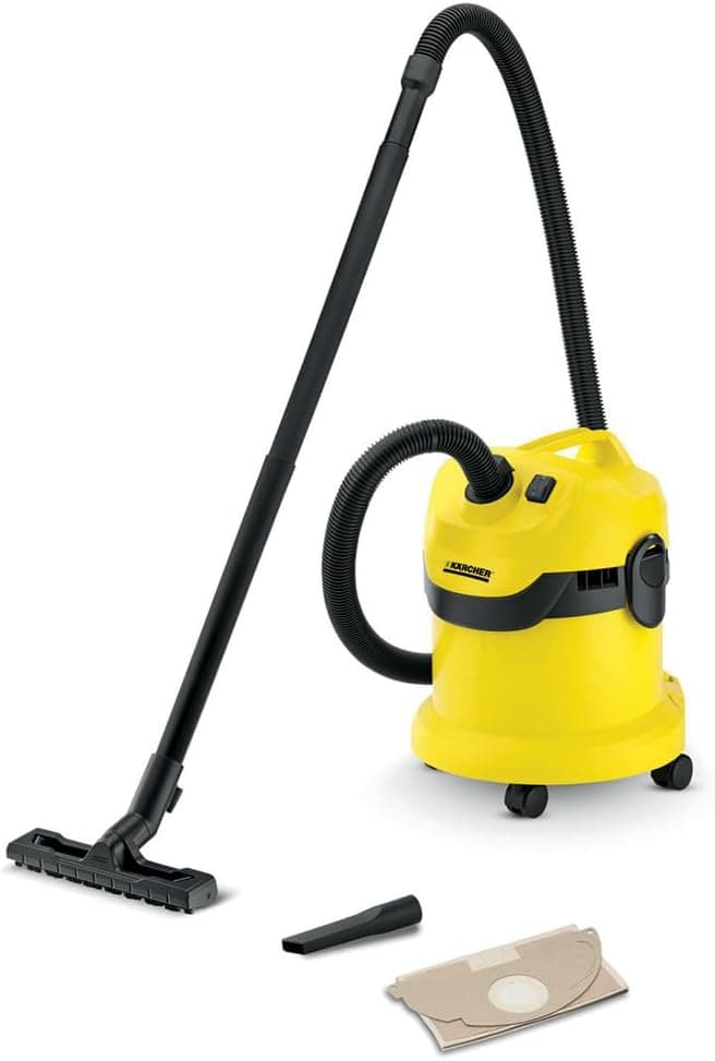 Kärcher MV2 - Aspirador de agua y polvo 1000 W – Kärcher