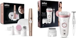 Braun FaceSpa Pro Depiladora Eléctrica Facial Mujer Todo en 1 con Cepillo de Limpieza + Silk-épil 9 Depiladora Mujer con T... – Braun