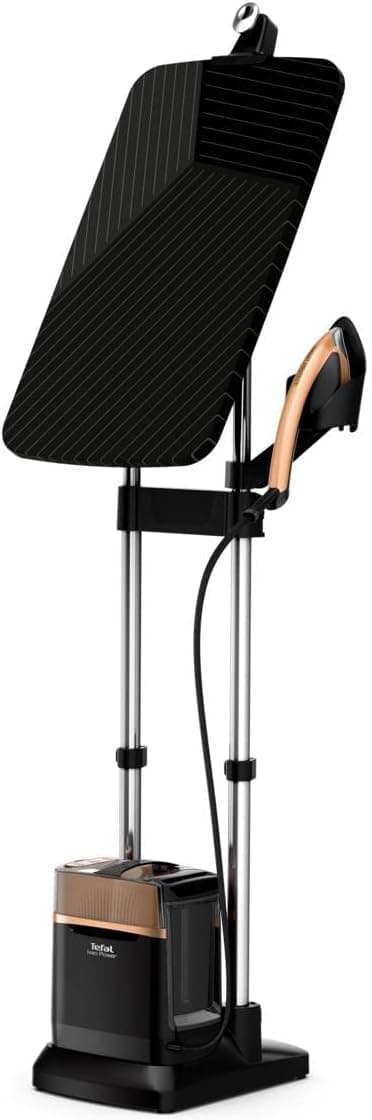 TEFAL QT2020 IXEO POWER ALL-IN-ONE - Plancha de vapor con Smart Board integrada de 3 posiciones, desinfección y planchado,... – TEFAL