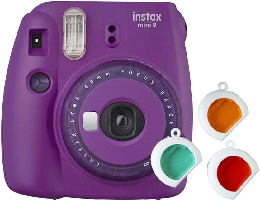 Fujifilm instax Mini 9 - Cámara instantanea, Solo cámara, Morado – Fujifilm