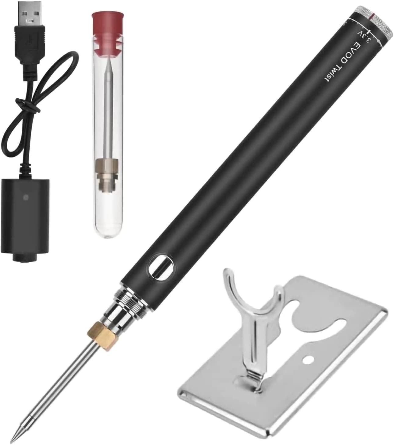 Soldador de Estaño Inalámbrico 8W 5V - Kit de Soldadura Electrónica Portátil Con Puntas, Soporte y Carga USB - Estañador E... – Soldador