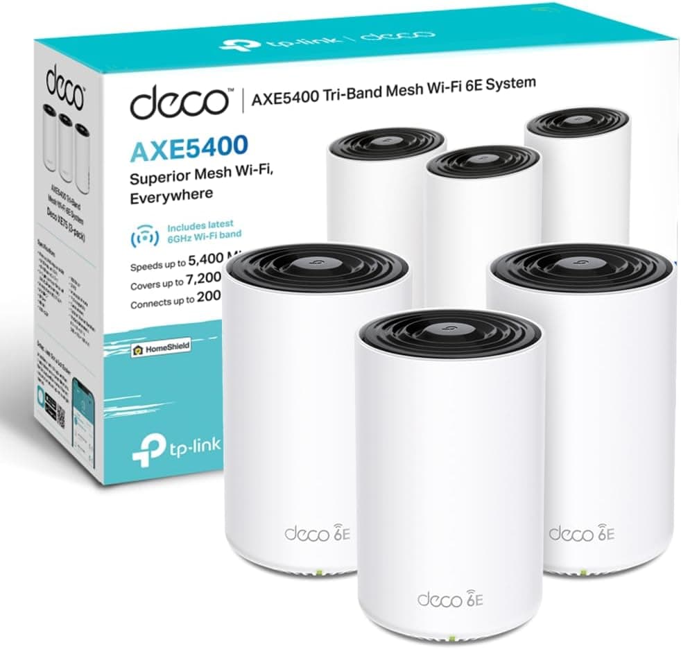 Router WiFi Deco XE75 (Pack de 3) Triple Banda –