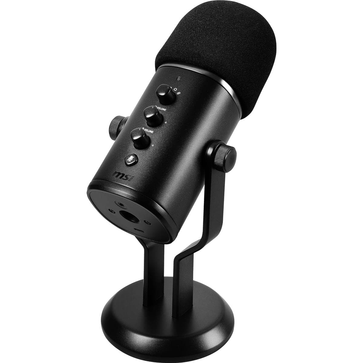MSI IMMERSE GV60 Streaming Mic (Interfaz USB Type-C y Aux de 3,5 mm, para Aplicaciones Profesionales con Control intuitivo... – MSI