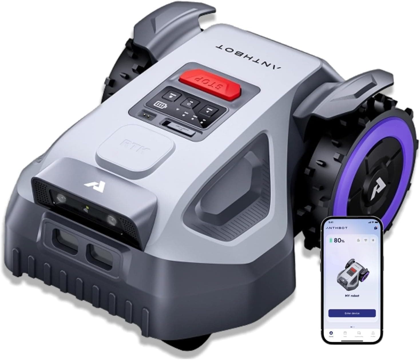 Robot cortacésped ANTHBOT M9 NetRTK, 4G – ANTHBOT