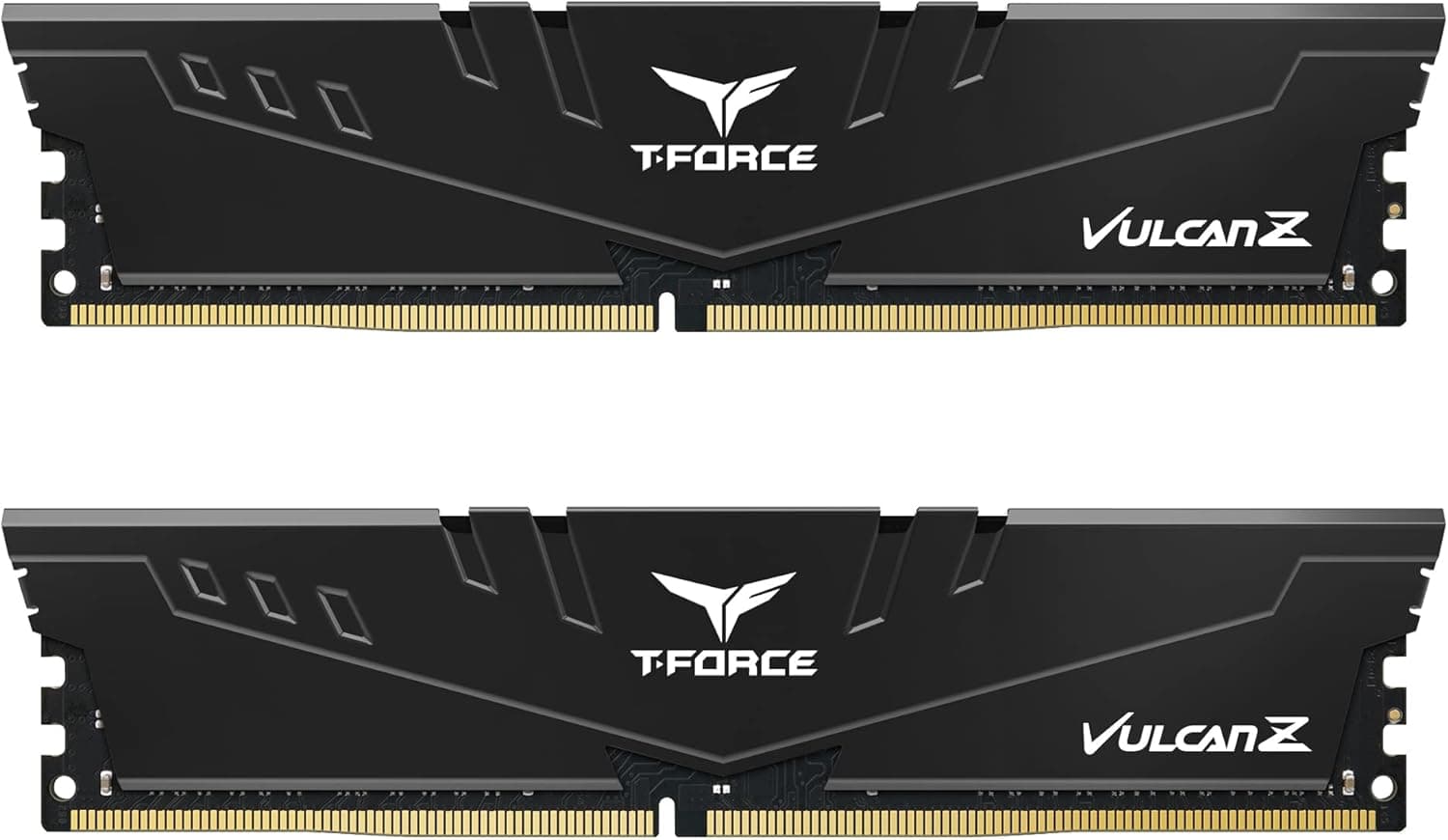 TEAMGROUP T-Force Vulcan Z DDR4 16GB Kit (2x8GB) 3200MHz (PC4-25600) CL16 Módulo de memoria de escritorio Ram negro TLZBD416G3200HC16FDC01 –