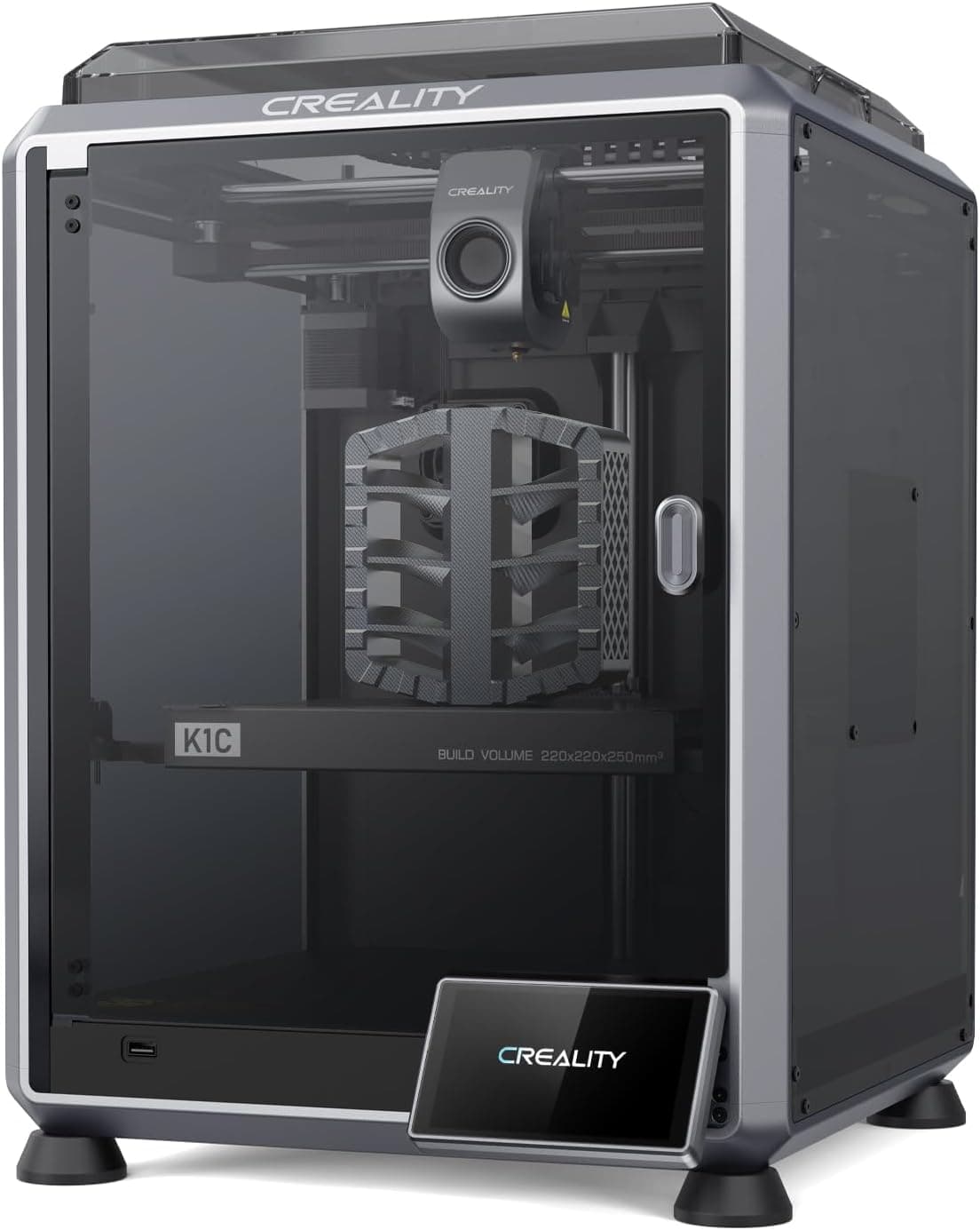 Creality K1C Impresora 3D con cámara AI, Velocidad de impresión de 600 mm/s, nivelación automática, Triple enfriamiento, K... – Creality