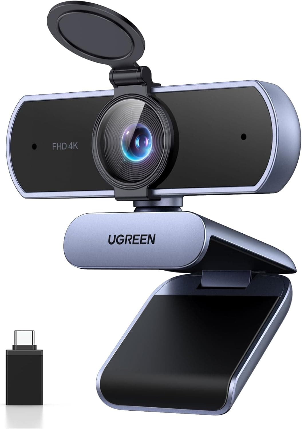 UGREEN FineCam Lite 4K Webcam 30FPS Ultra HD USB Webcam Enfoque Automático Plug and Play para Windows MacOS Linux Streamin... – UGREEN
