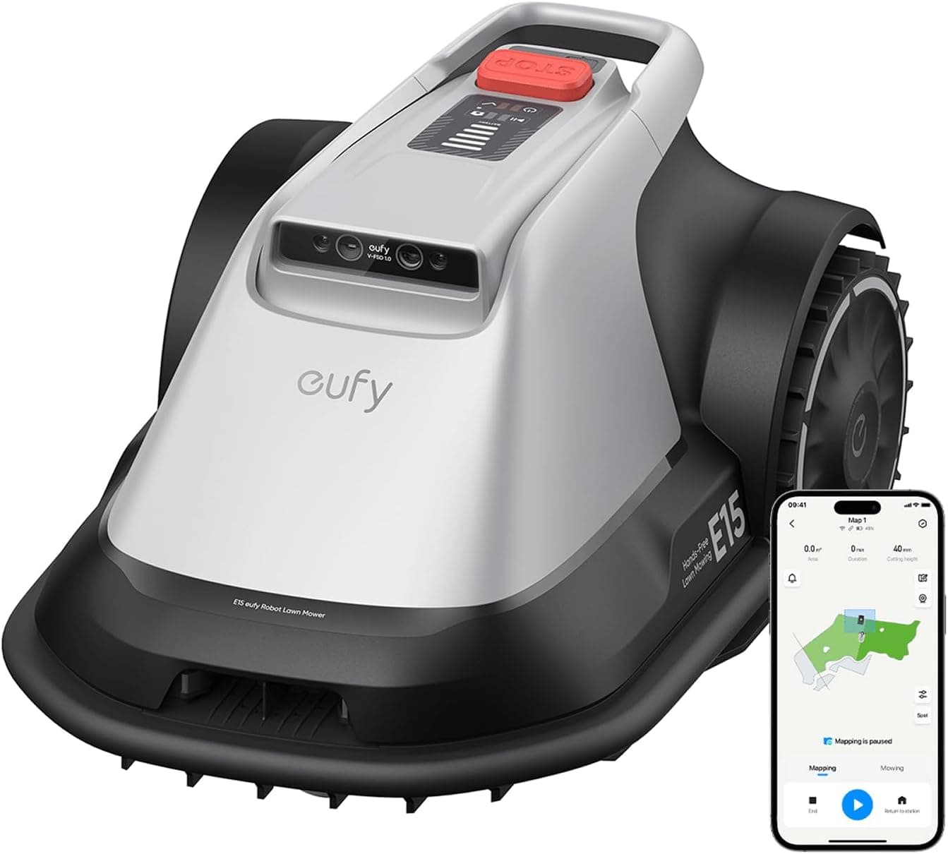 Robot cortacésped eufy E15 Sin Cable Perimetral – eufy