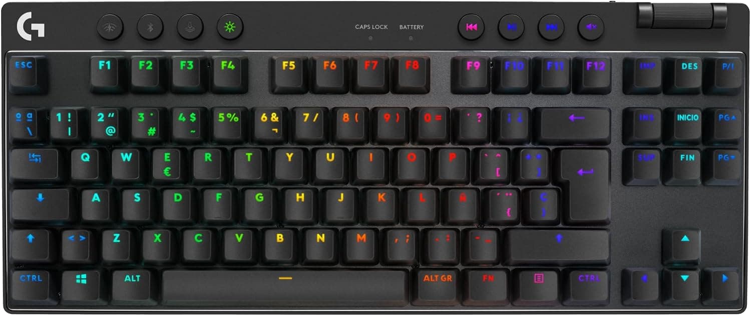 Teclado Logitech RGB LIGHTSYNC, Teclas de PBT – Logitech