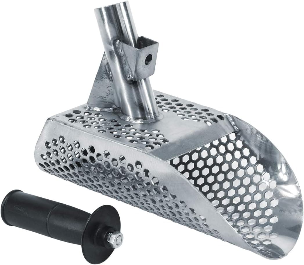 Dune Poseidon - Detector de metales de acero inoxidable con agujeros hexagonales de 10 x 5 pulgadas – Dune