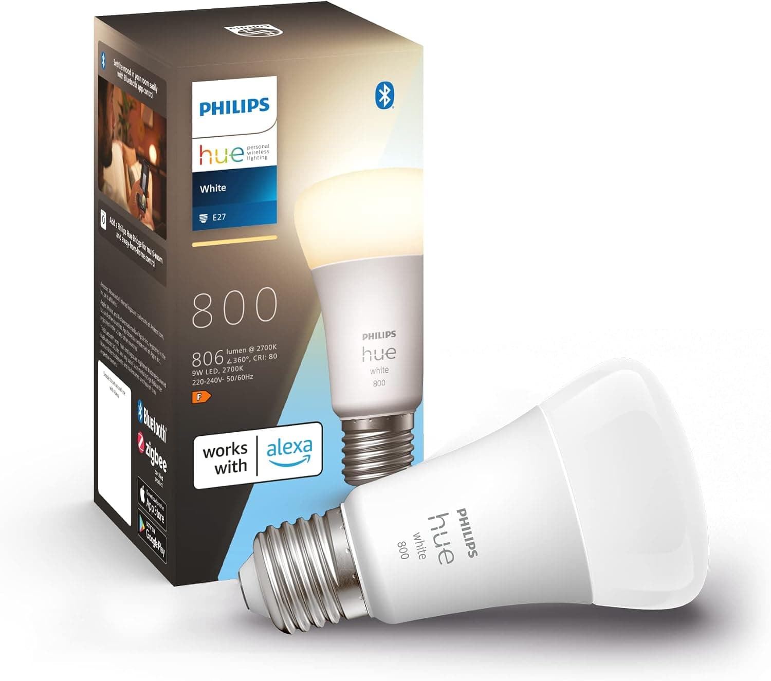 Bombilla inteligente Philips Hue - Bombilla led inteligente regulable – Philips