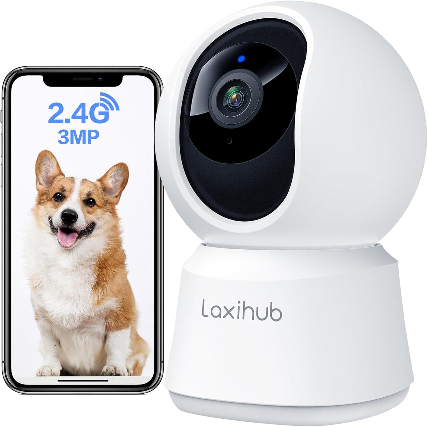 Cámara de seguridad LAXIHUB 2K/3MP Camara Vigilancia WiFi Interior – LAXIHUB