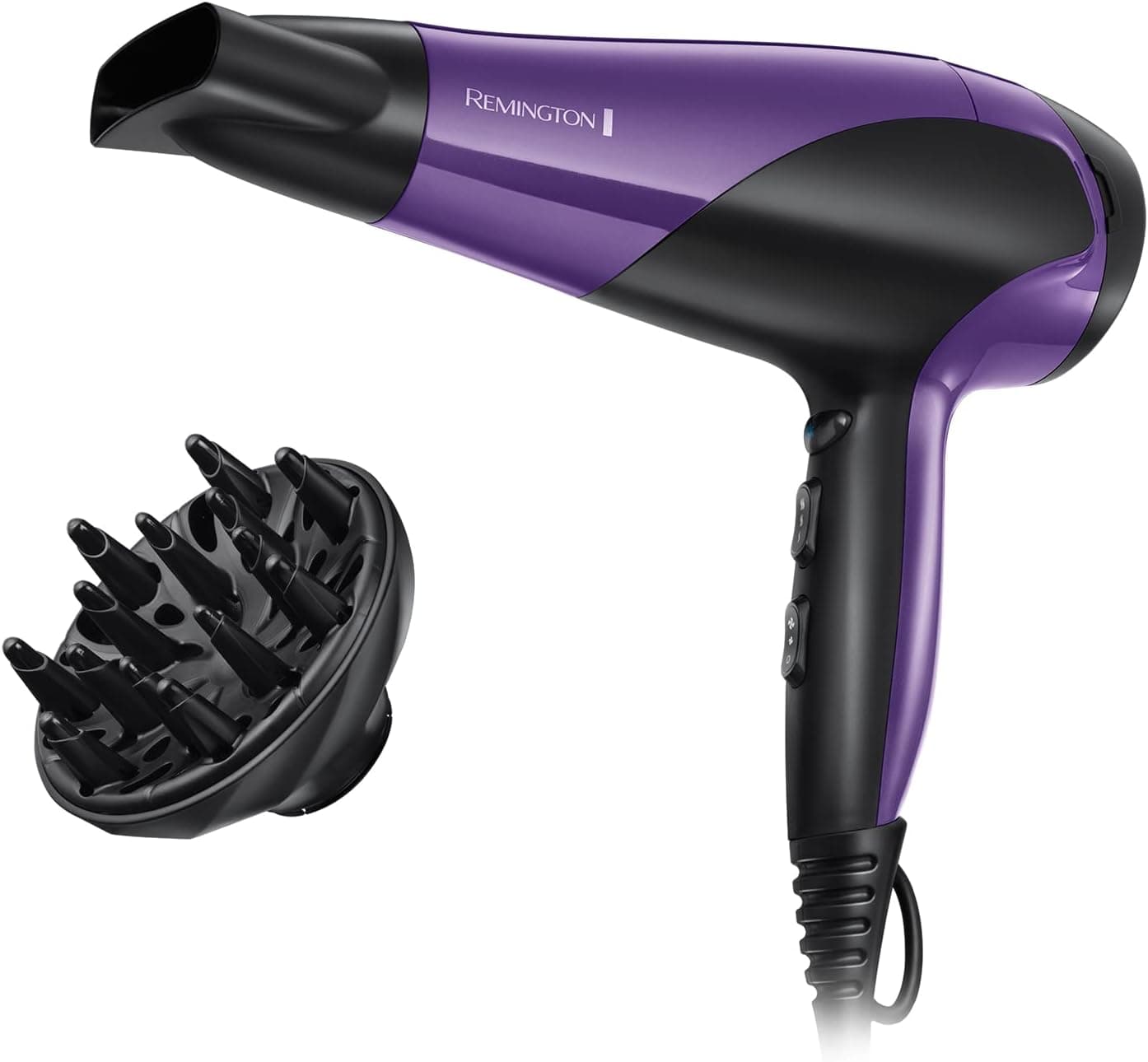 Remington Secador de pelo iónico (potente, rápido estilo profesional, difusor, concentrador, acondicionador iónico para ca... – Remington
