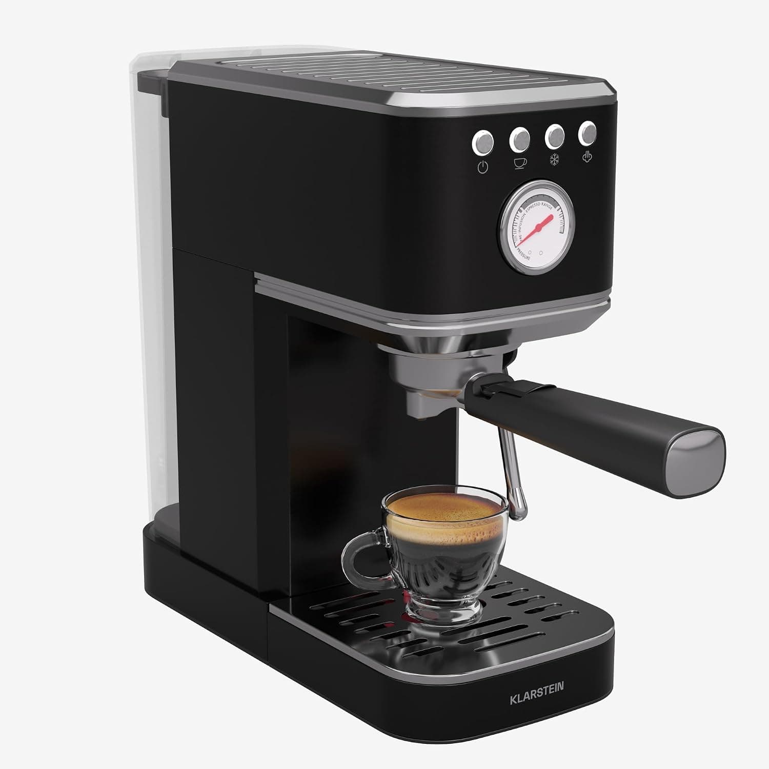 Cafetera Express Klarstein SteelPresso Slim Express – KLARSTEIN