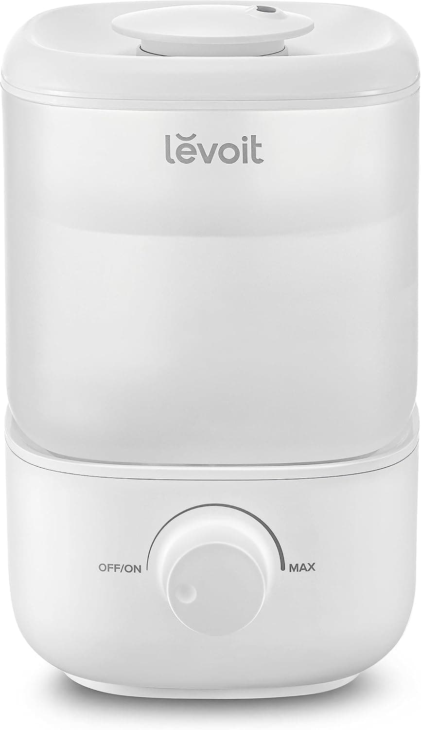 LEVOIT Humidificador para dormitorio, ultra silencioso de 26 dB, fácil de llenar y limpiar, humidificador de aire de niebl... – LEVOIT