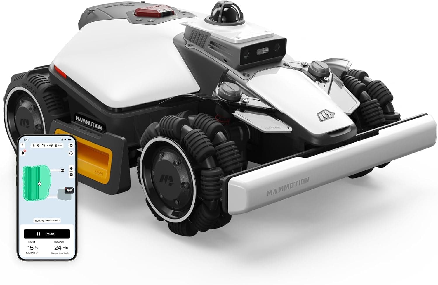 Robot cortacésped MAMMOTION LUBA Mini 2 AWD 1500 con LiDAR 360° – MAMMOTION